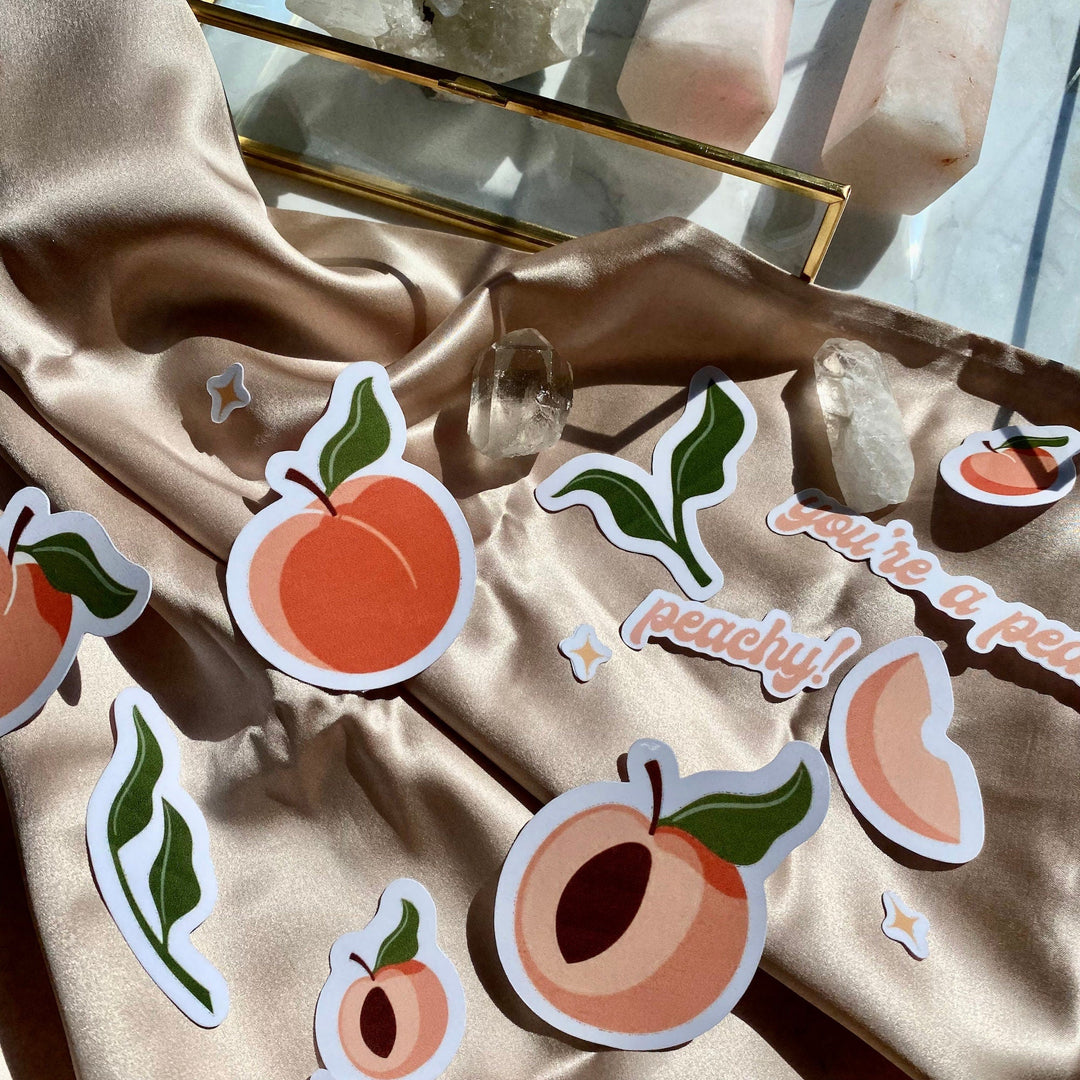 Peachy Vinyl Sticker Set