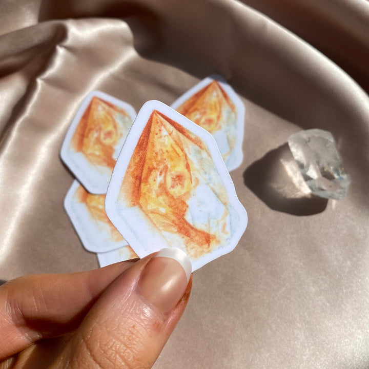 Citrine Vinyl Sticker