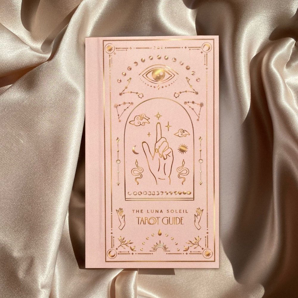 Luna Soleil Tarot Guidebook in Rose Quartz