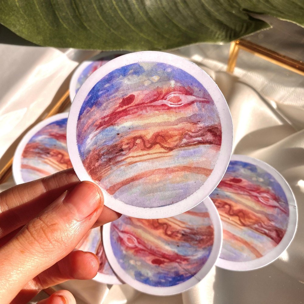 Jupiter Vinyl Sticker