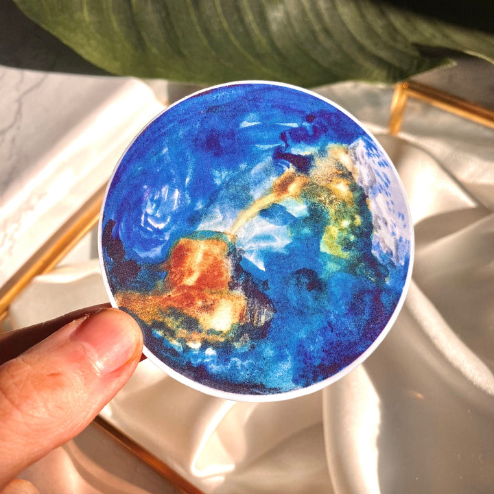 Earth Vinyl Sticker