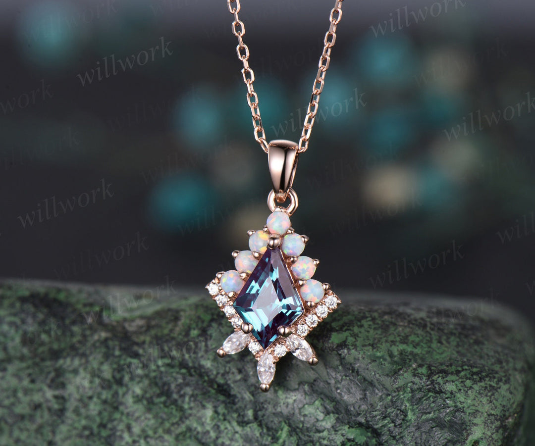 Alexandrite necklace