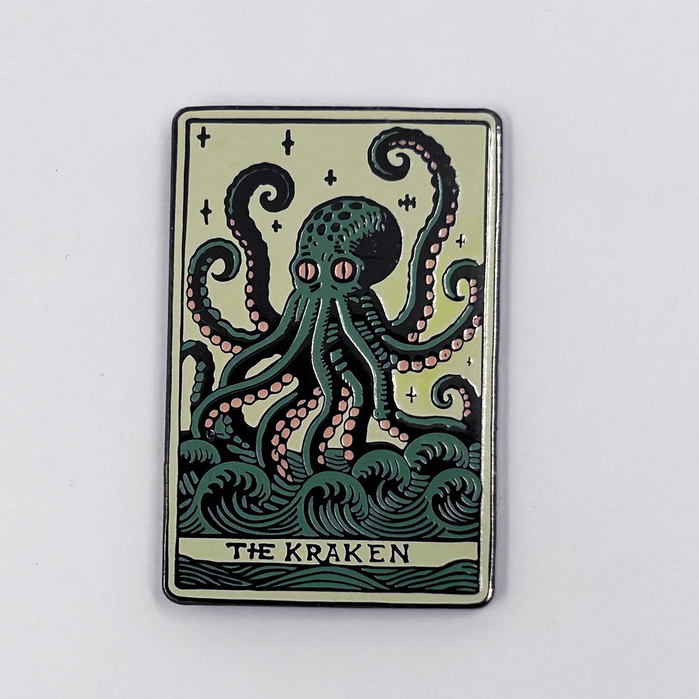 Kraken Tarot Pin