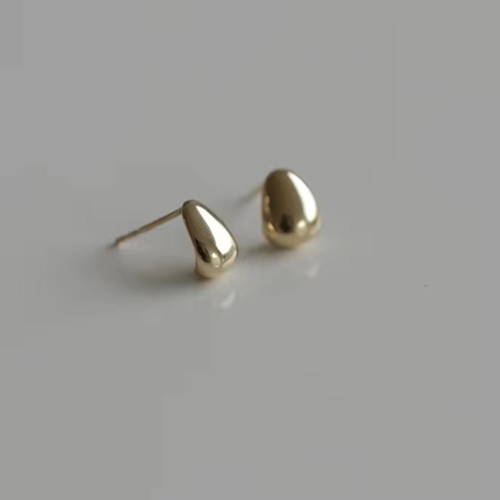 Teardrop Stud Earrings