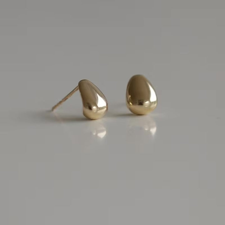 Teardrop Stud Earrings