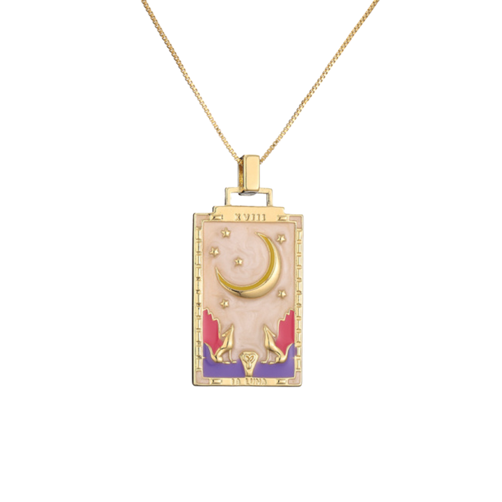 The Lioness Tarot Card Necklace