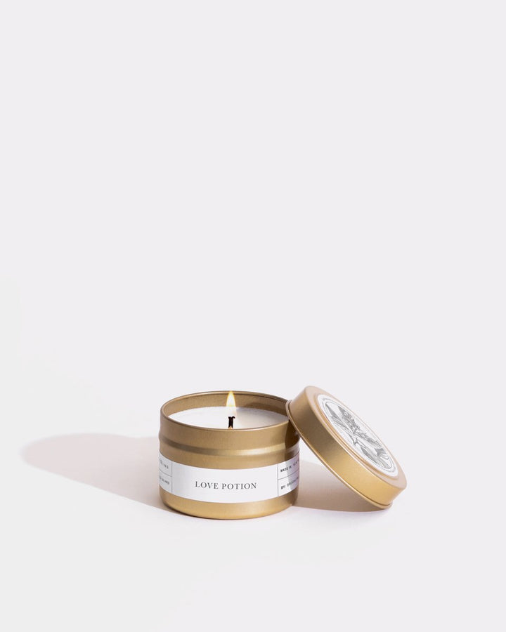 Love Potion Gold Travel Candle