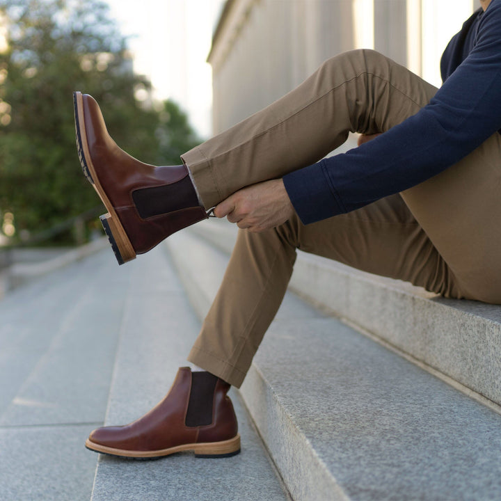 Marco Everyday Chelsea Boot Mahogany