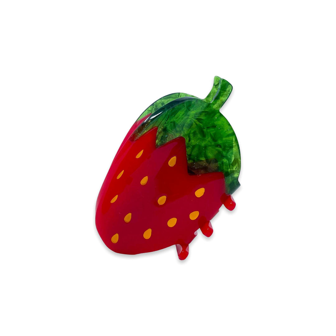 Midi Red Strawberry Hair Claw Clip