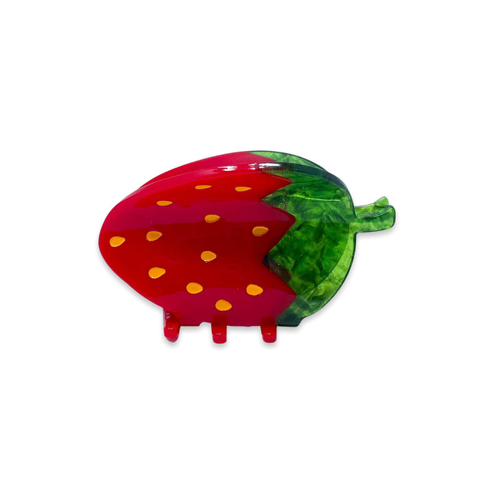 Midi Red Strawberry Hair Claw Clip