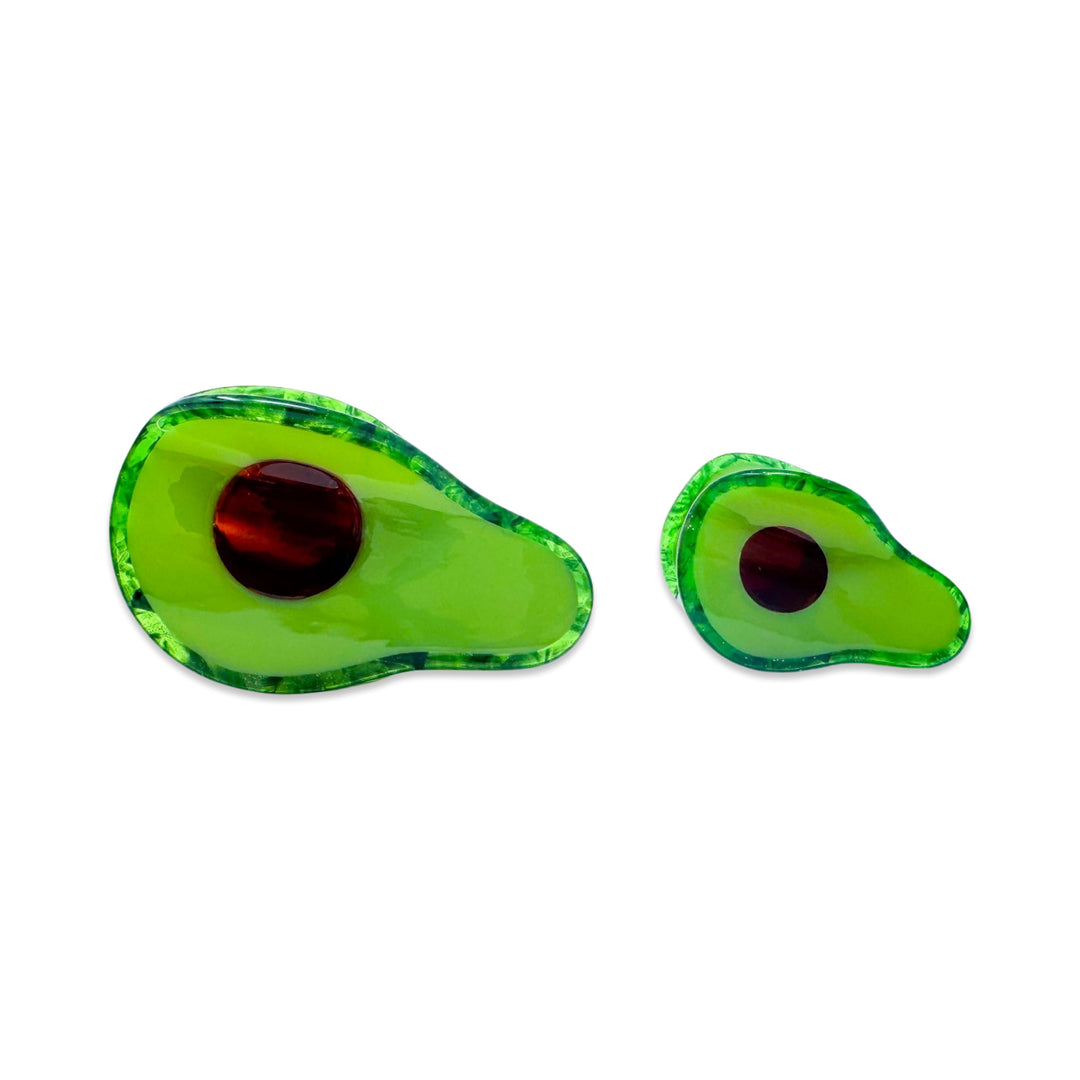 Mini Avocado Hair Claw Clip