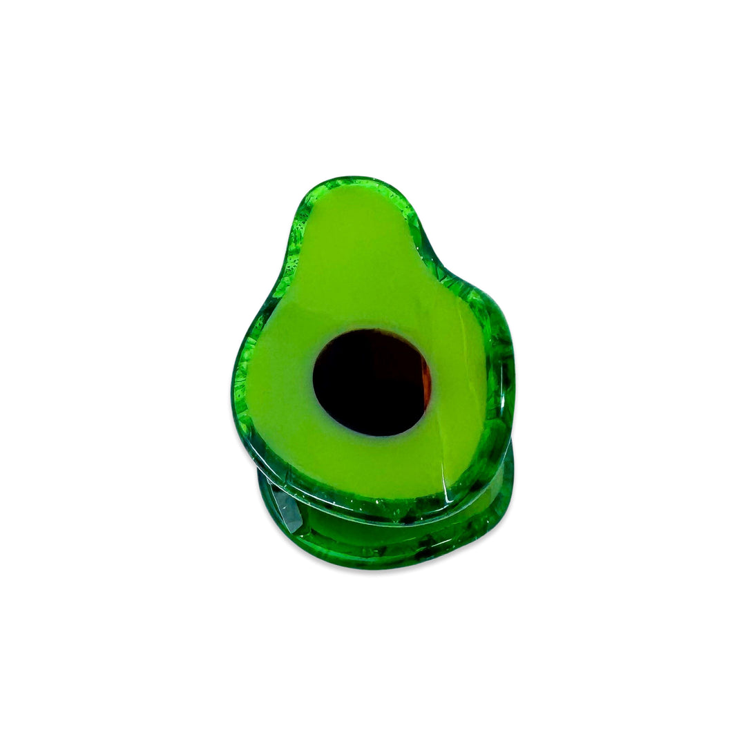 Mini Avocado Hair Claw Clip