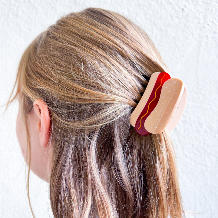 Midi Hot Dog Hair Claw Clip