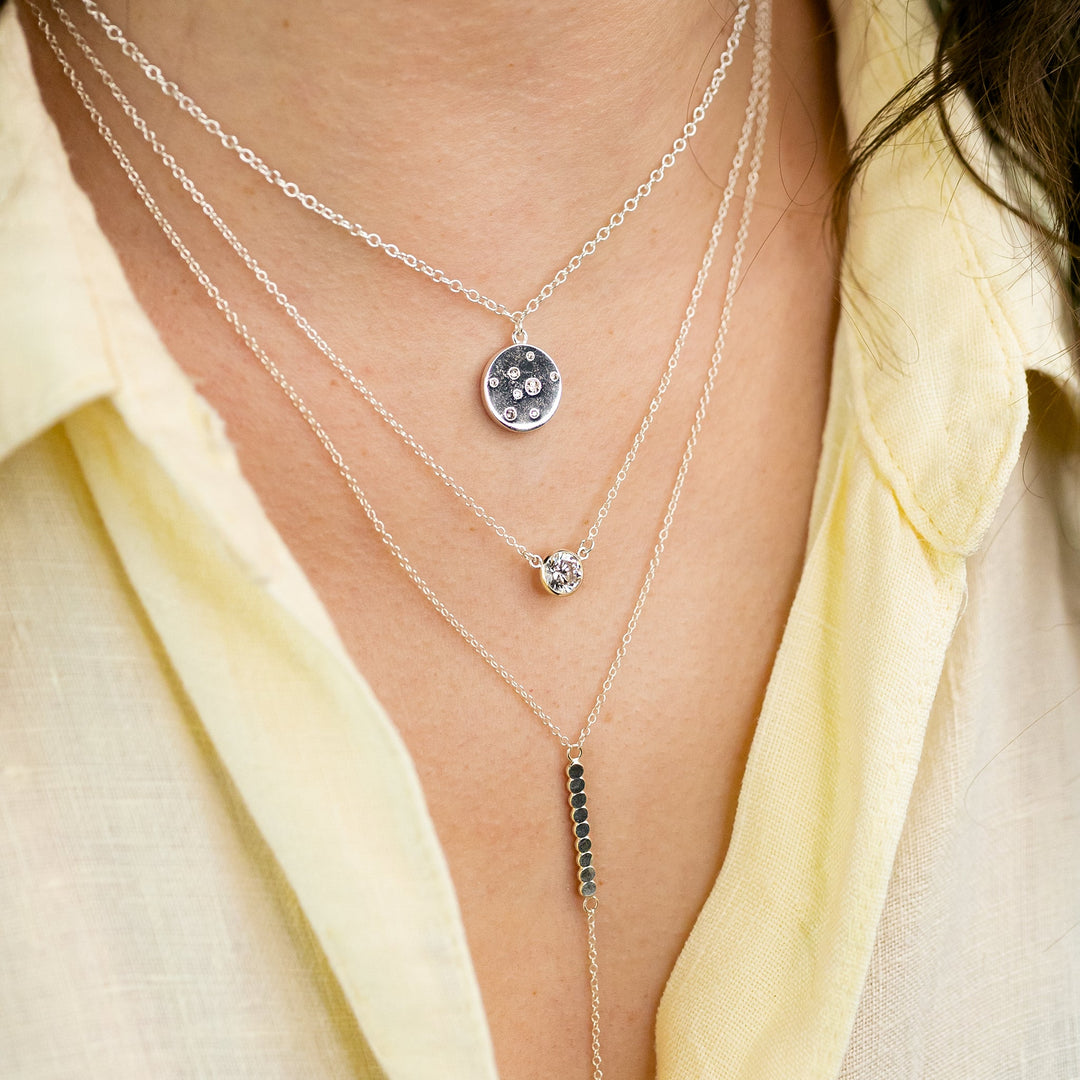 Collette Solitaire Necklace