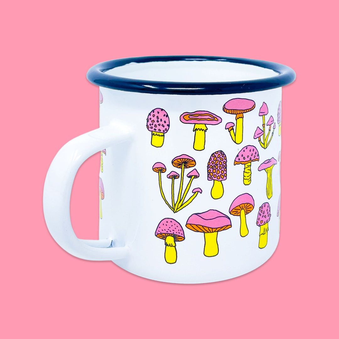 Mushrooms Enamel Mug