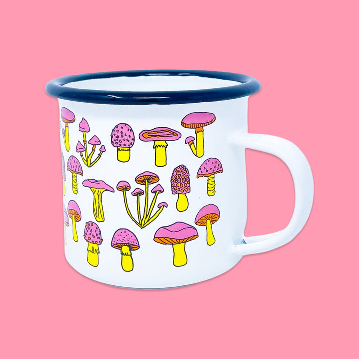 Mushrooms Enamel Mug