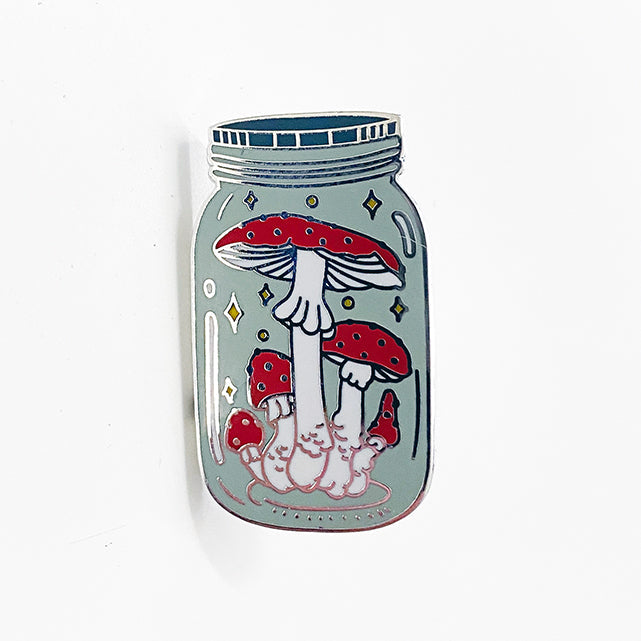 Shroom Jar Pin