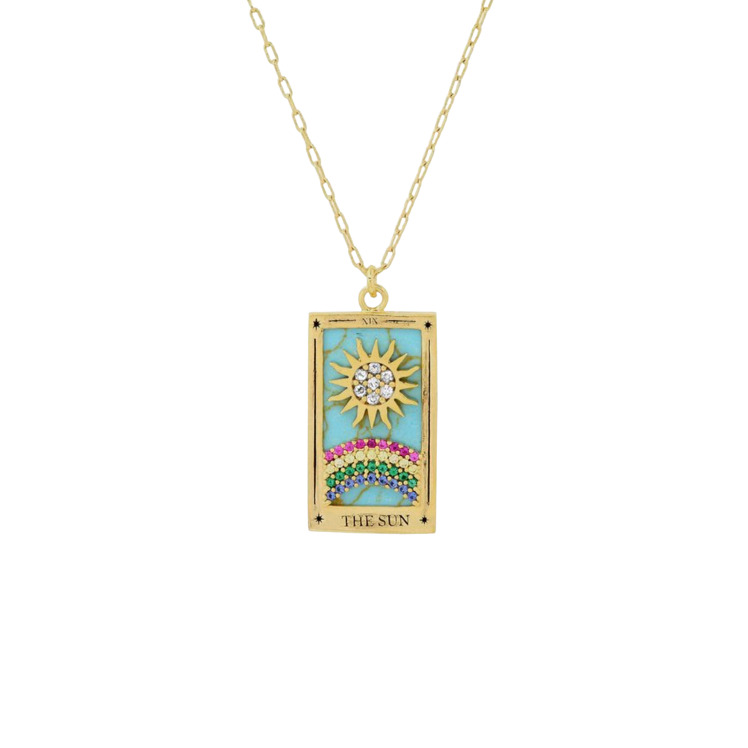 The Moon Tarot Card Necklace