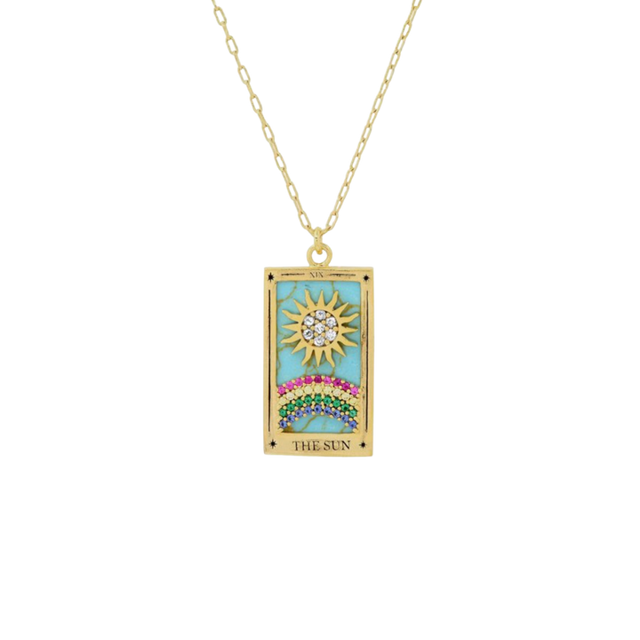 The Moon Tarot Card Necklace