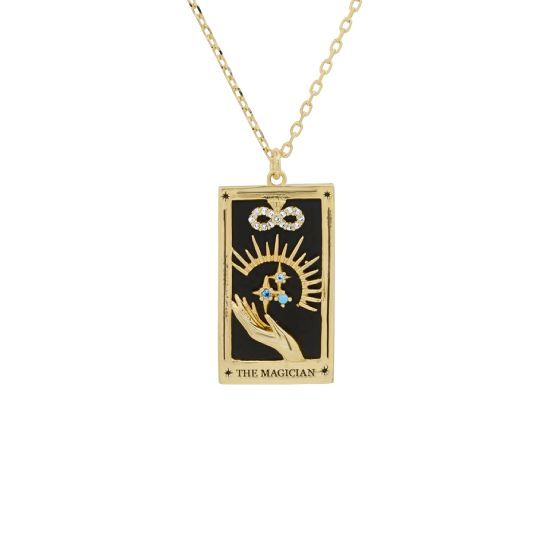 The Serpent Tarot Card Necklace