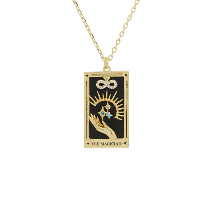 The Serpent Tarot Card Necklace