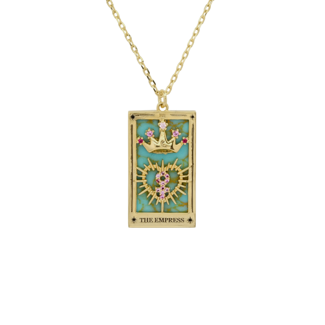 The Moon Tarot Card Necklace