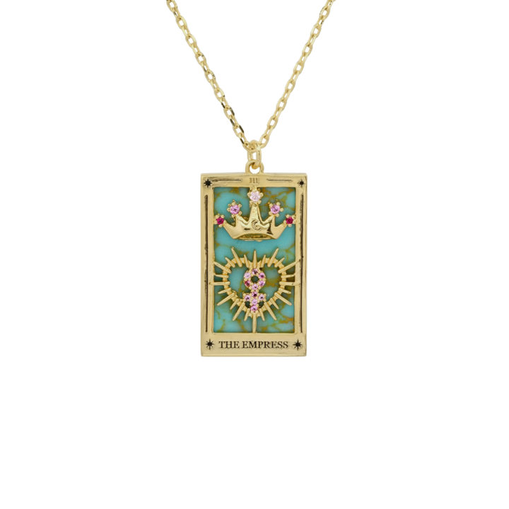 The Moon Tarot Card Necklace