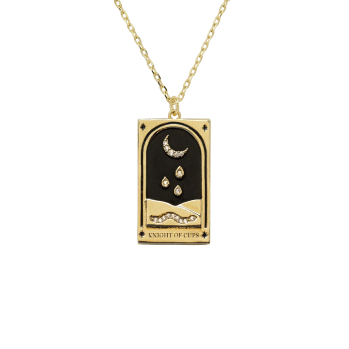 The Moon Tarot Card Necklace