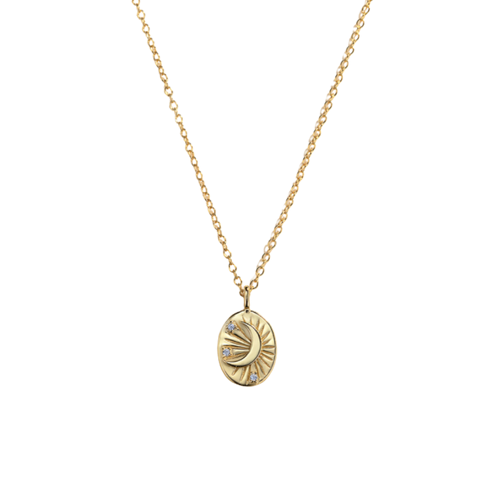 The Oval Moon Necklace