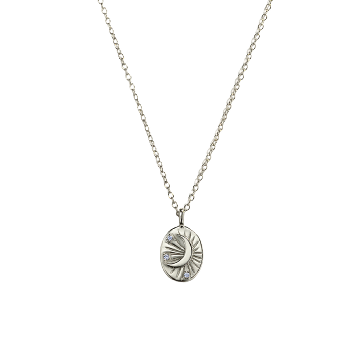 The Oval Moon Necklace