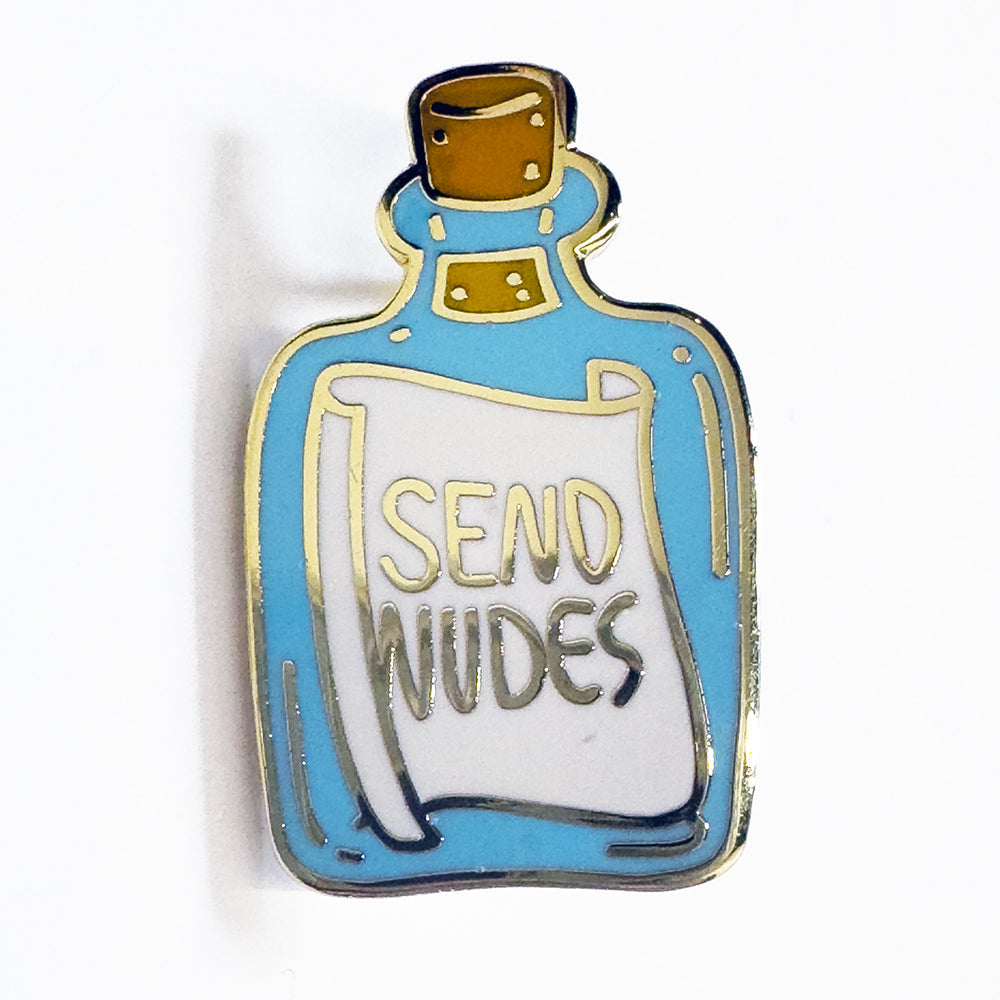 Nudes Bottle Enamel Pin