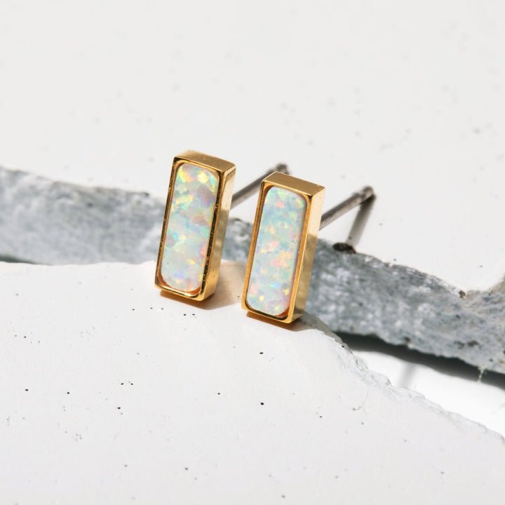 Isla Opal Stud Earrings