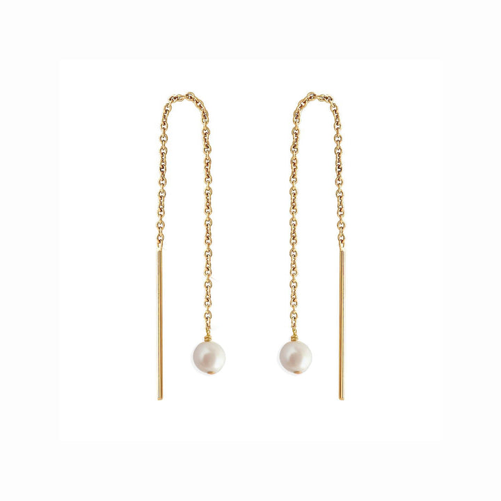 Paloma Pearl Threaders Gold