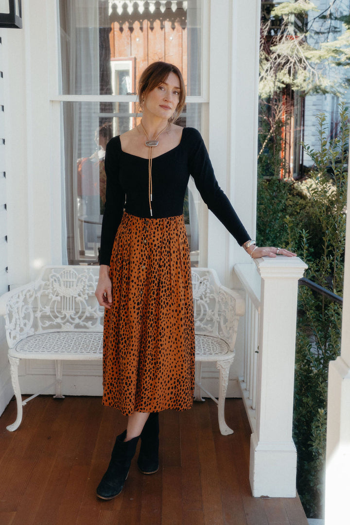 Trices Skirt in Bam Bam Challis