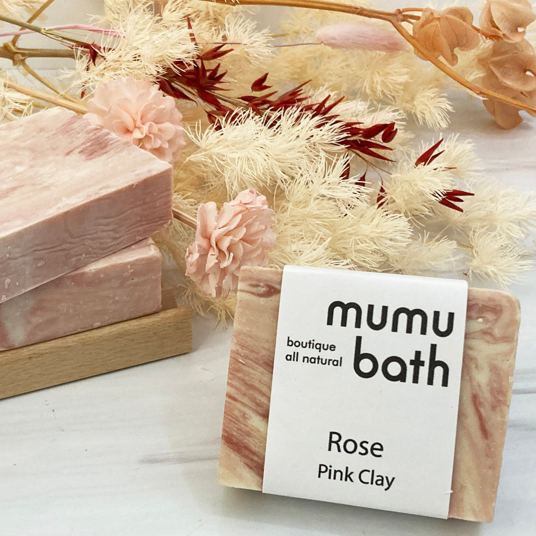 Rose Pink Clay Soap