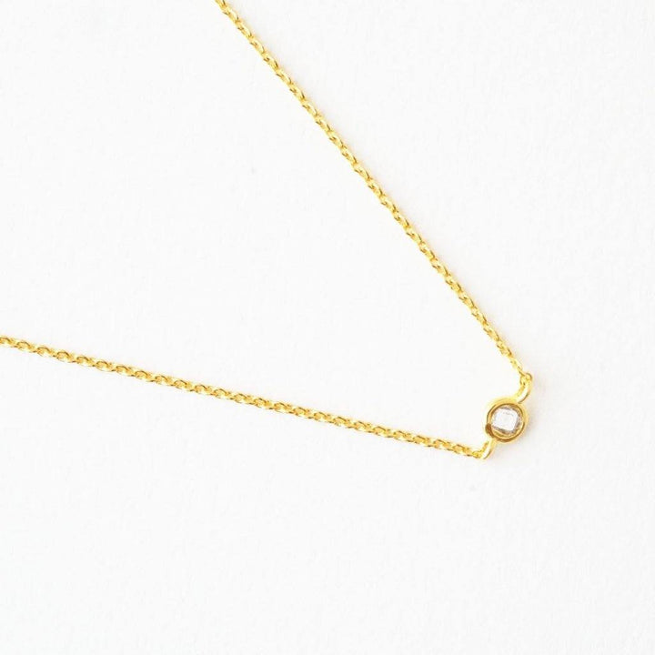 Solo Bezel Necklace