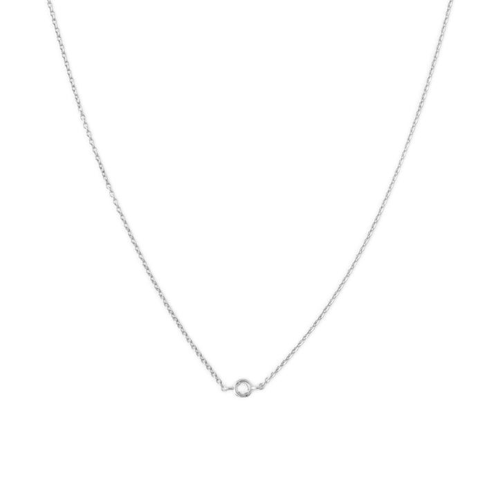 Solo Bezel Necklace