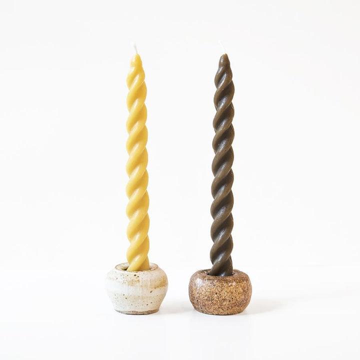 Spiral Taper Beeswax Candles