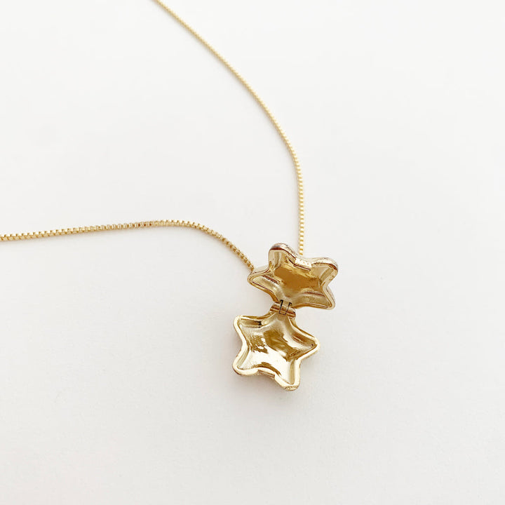 Polly Star Locket Necklace