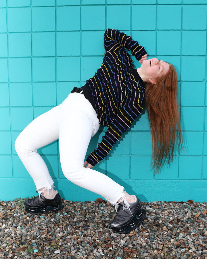 Spiky Stripy Sweater