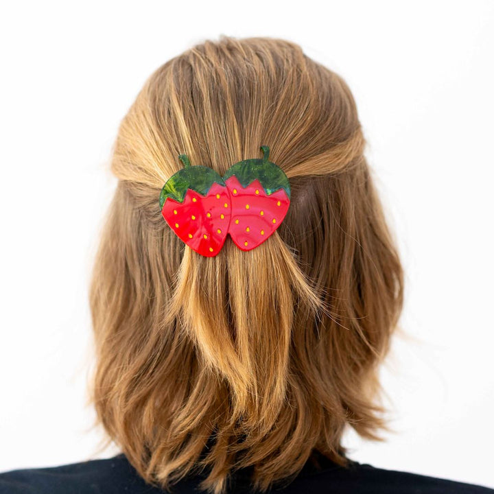 Strawberry French Barrette