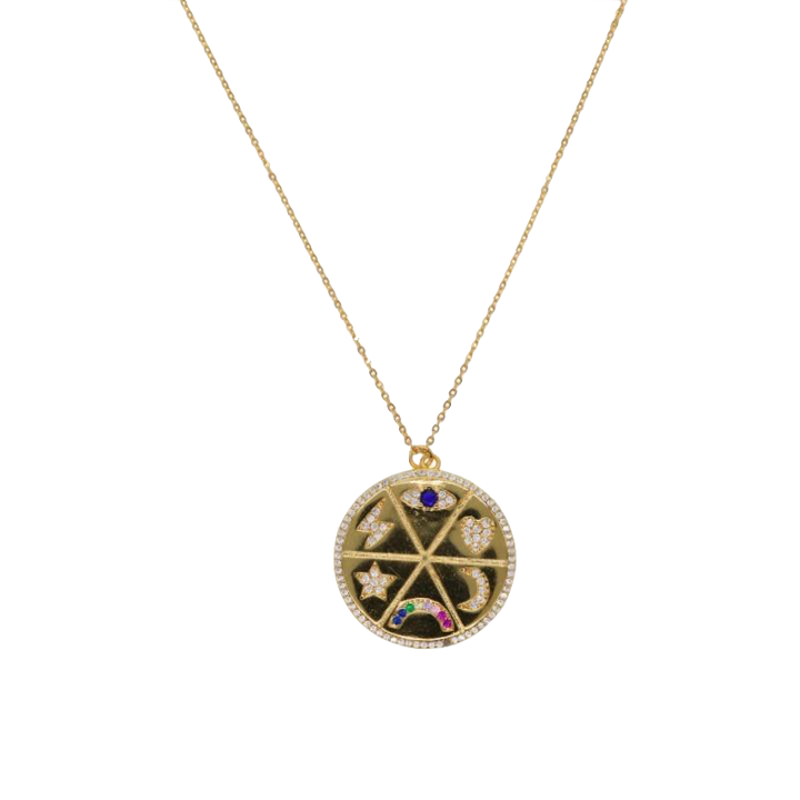 Symbology Coin Necklace