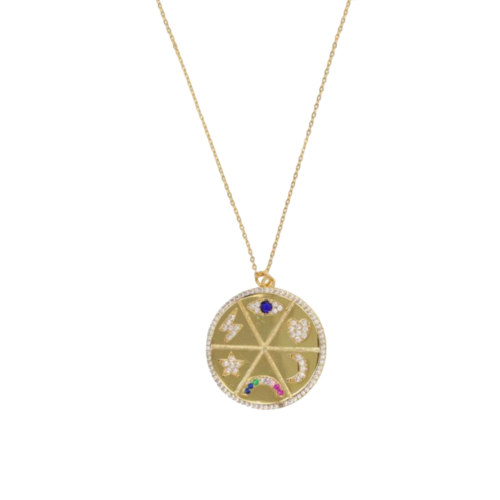 Symbology Coin Necklace