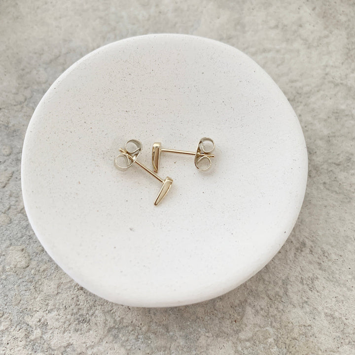 Tusk Droplet Stud Earrings