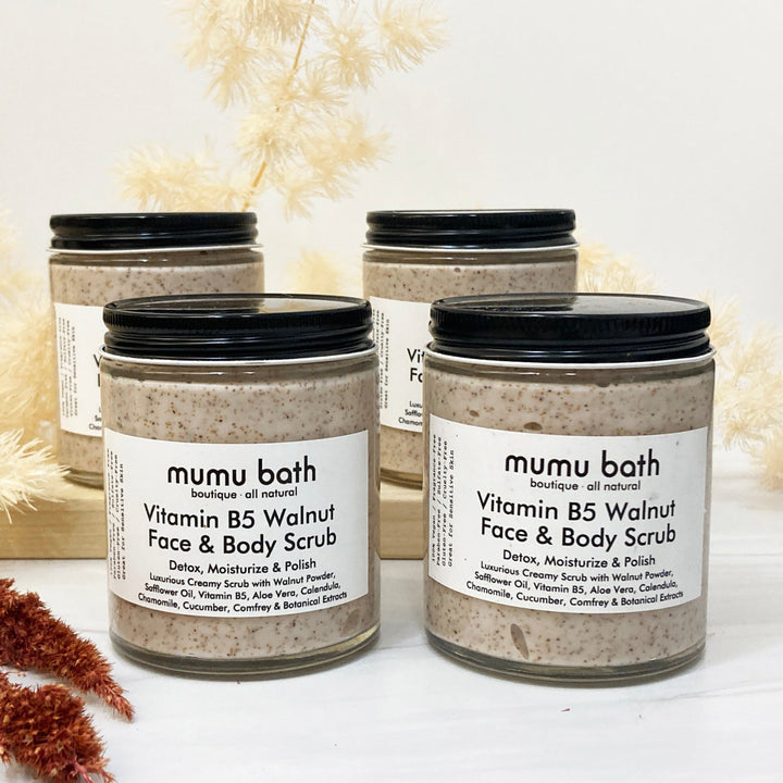 Vitamin B5 Walnut Face & Body Scrub