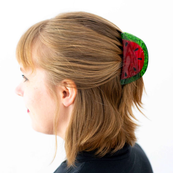 Large Watermelon Hair Claw Clip