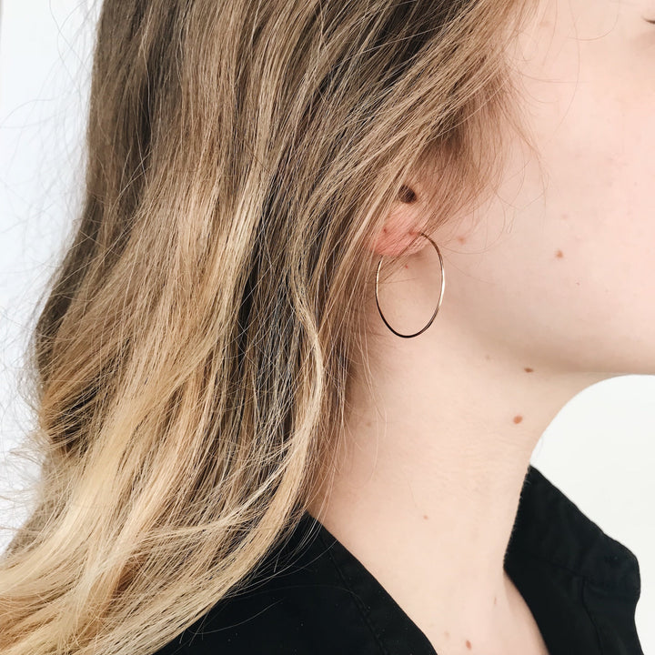 Weightless Small Hoops