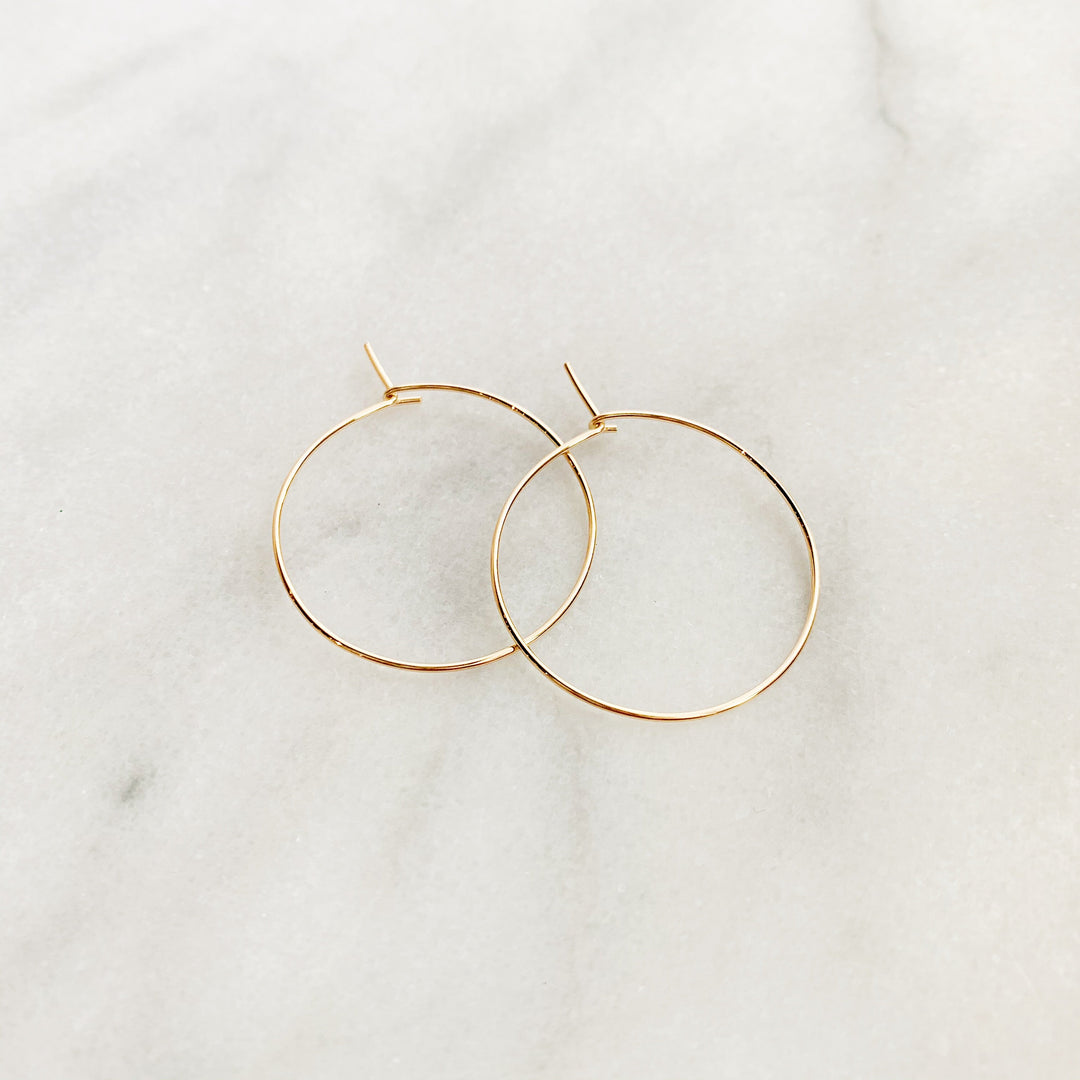 Weightless Small Hoops