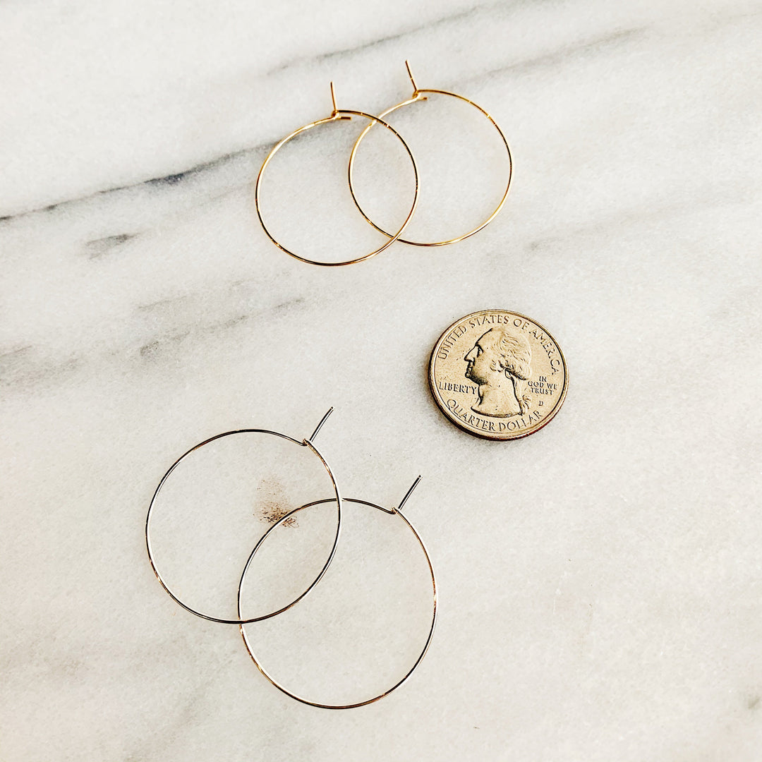 Weightless Small Hoops