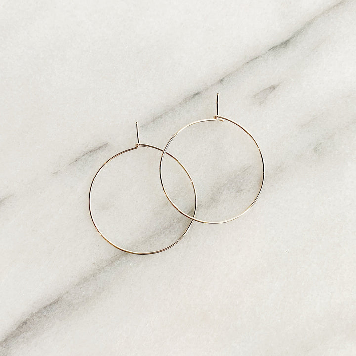 Weightless Small Hoops